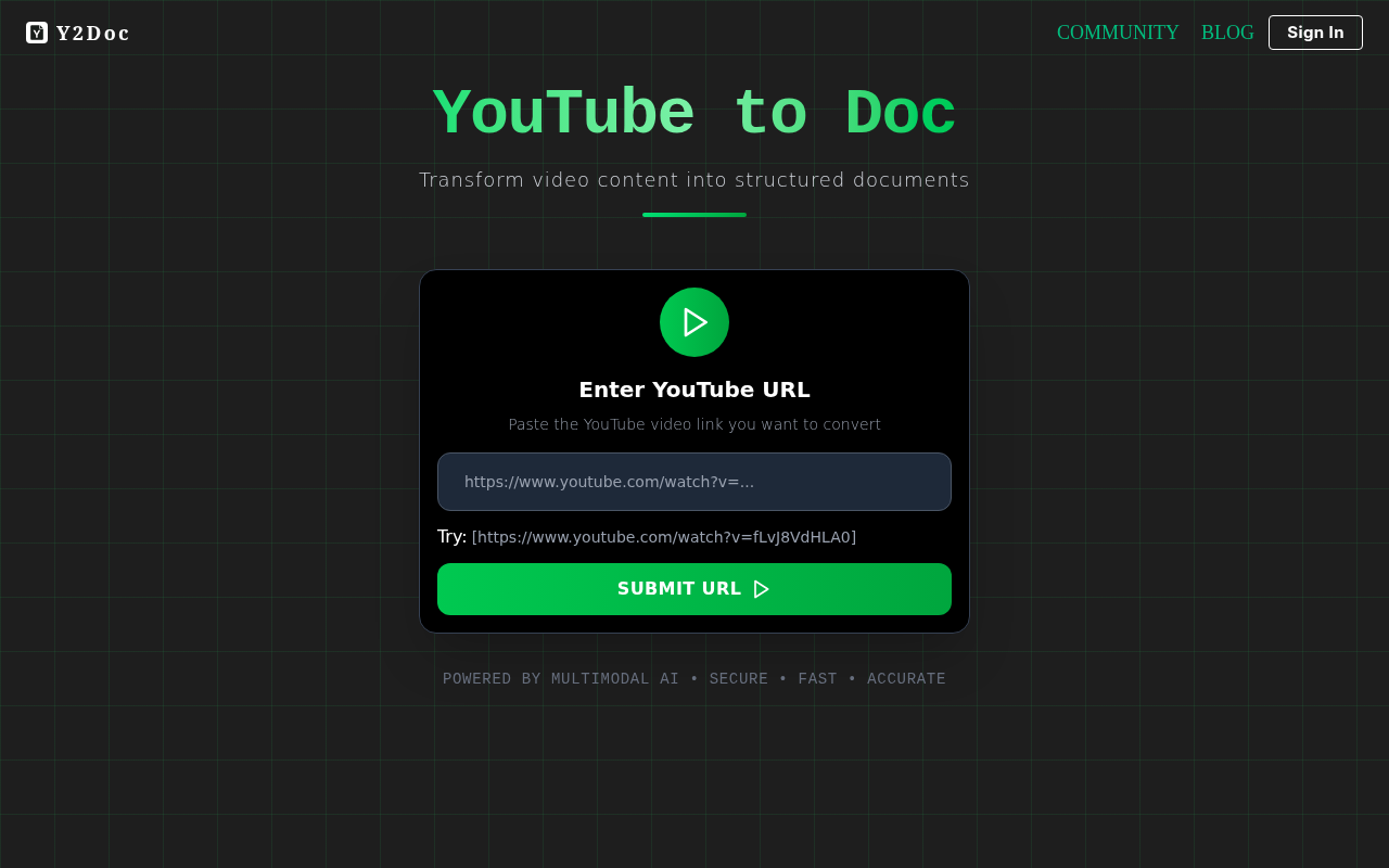 Y2Doc