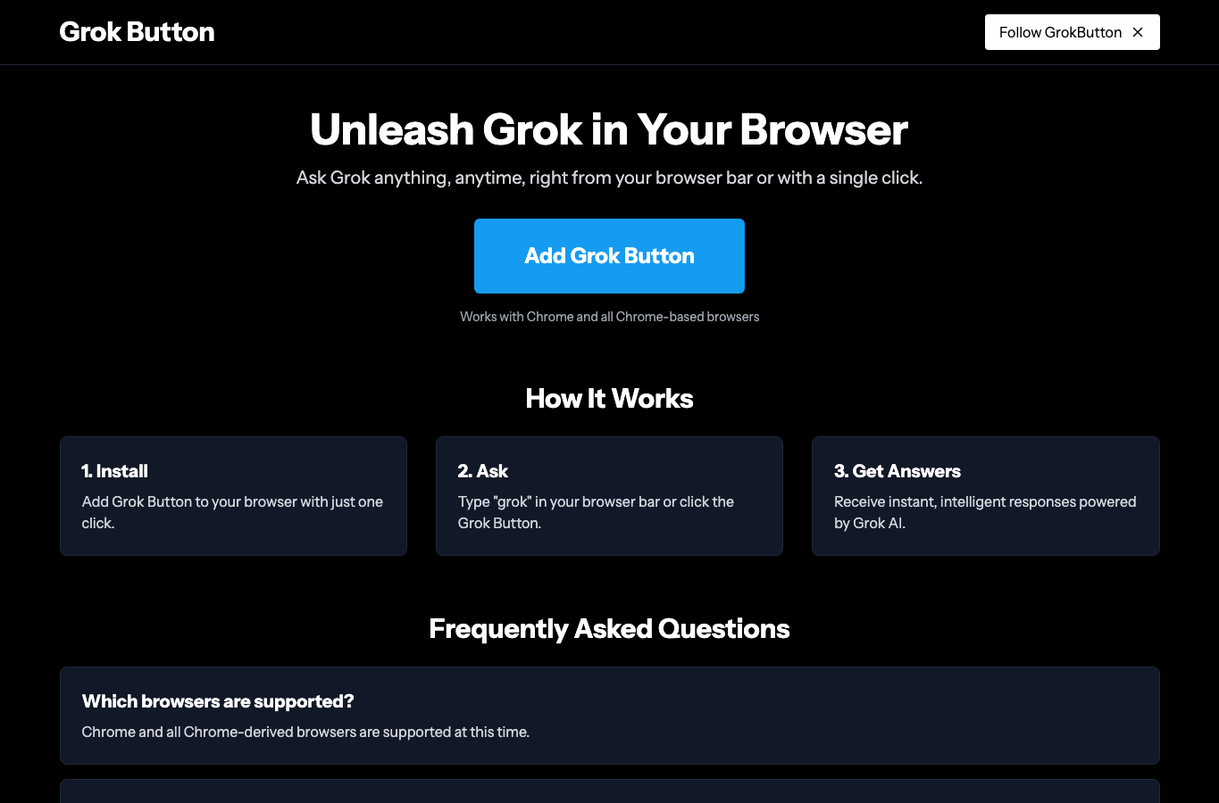 Grok Button