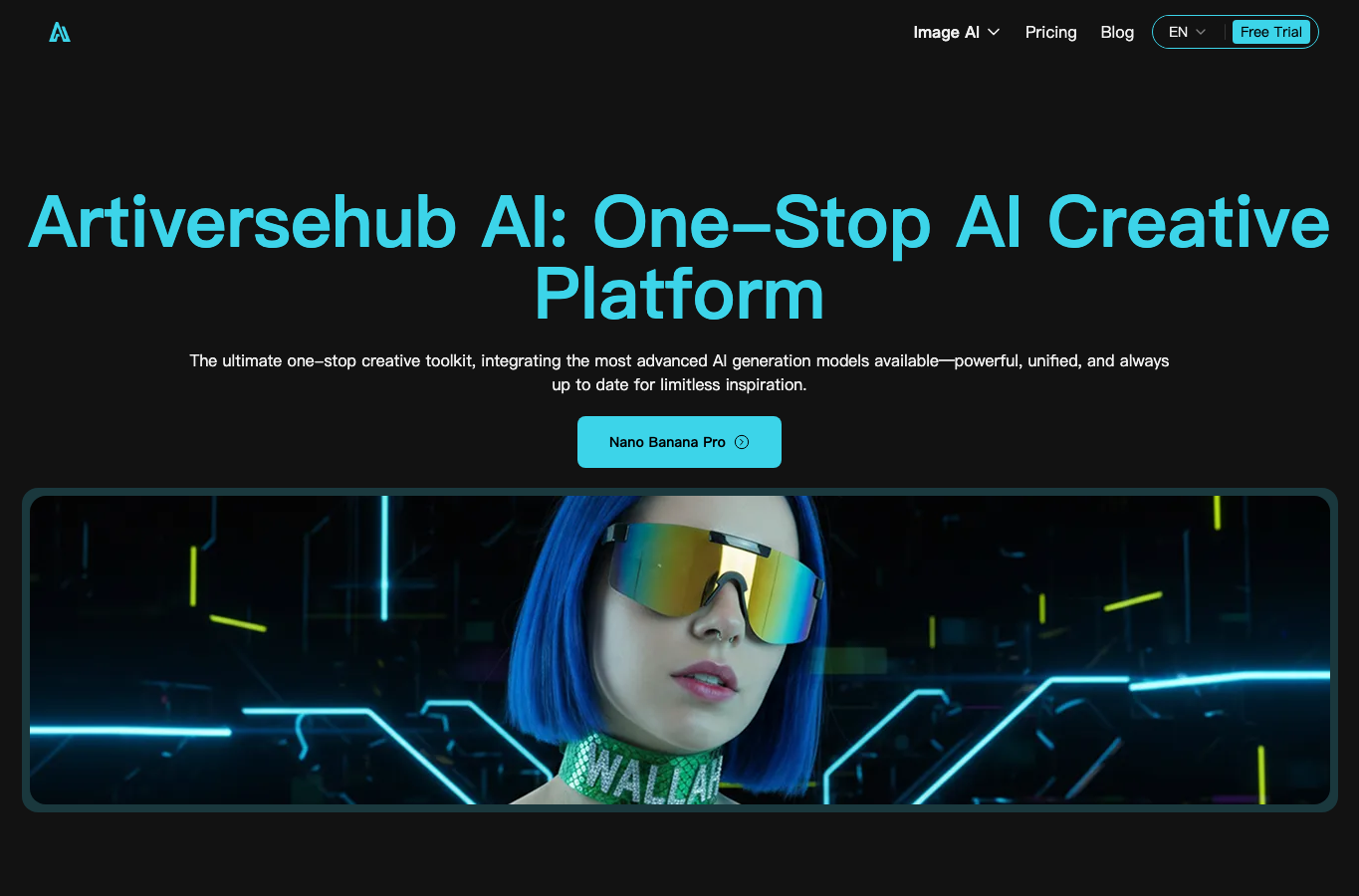 ArtiverseHub AI Image Generator
