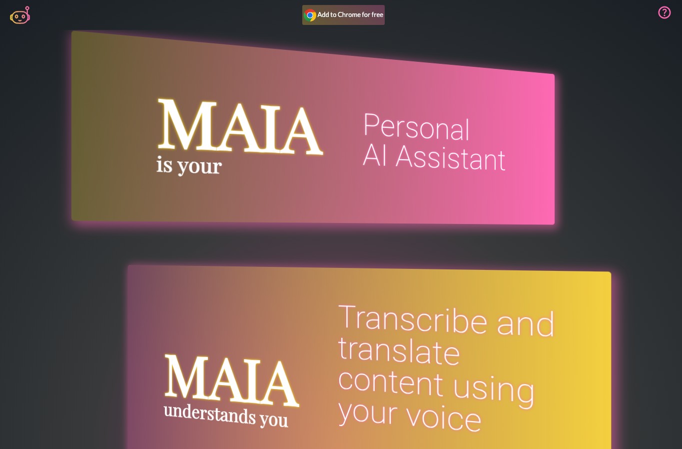 MAIA - My AI Assistant