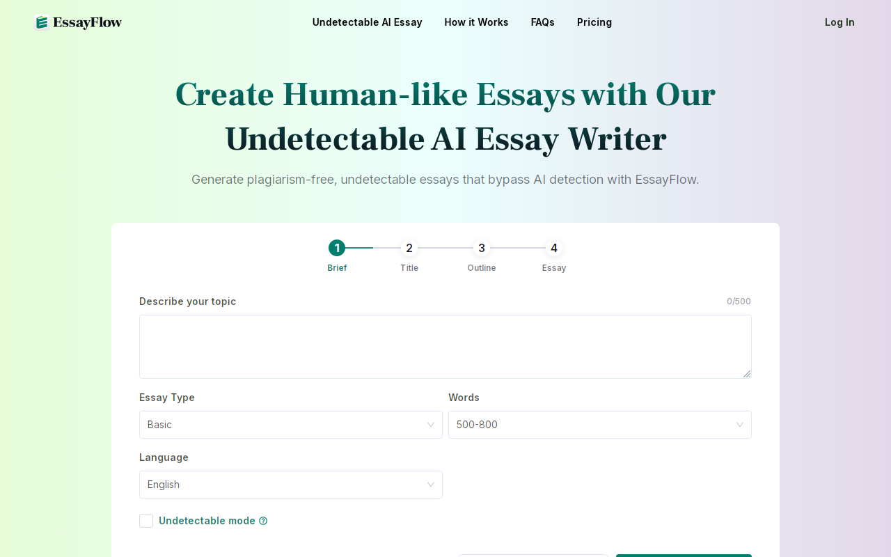 EssayFlow AI