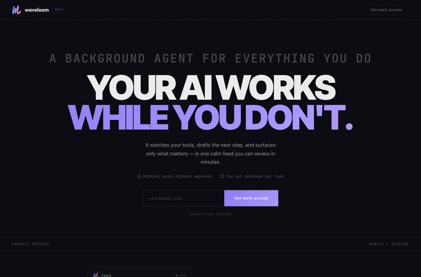 Waveloom - Visual AI Workflow Builder