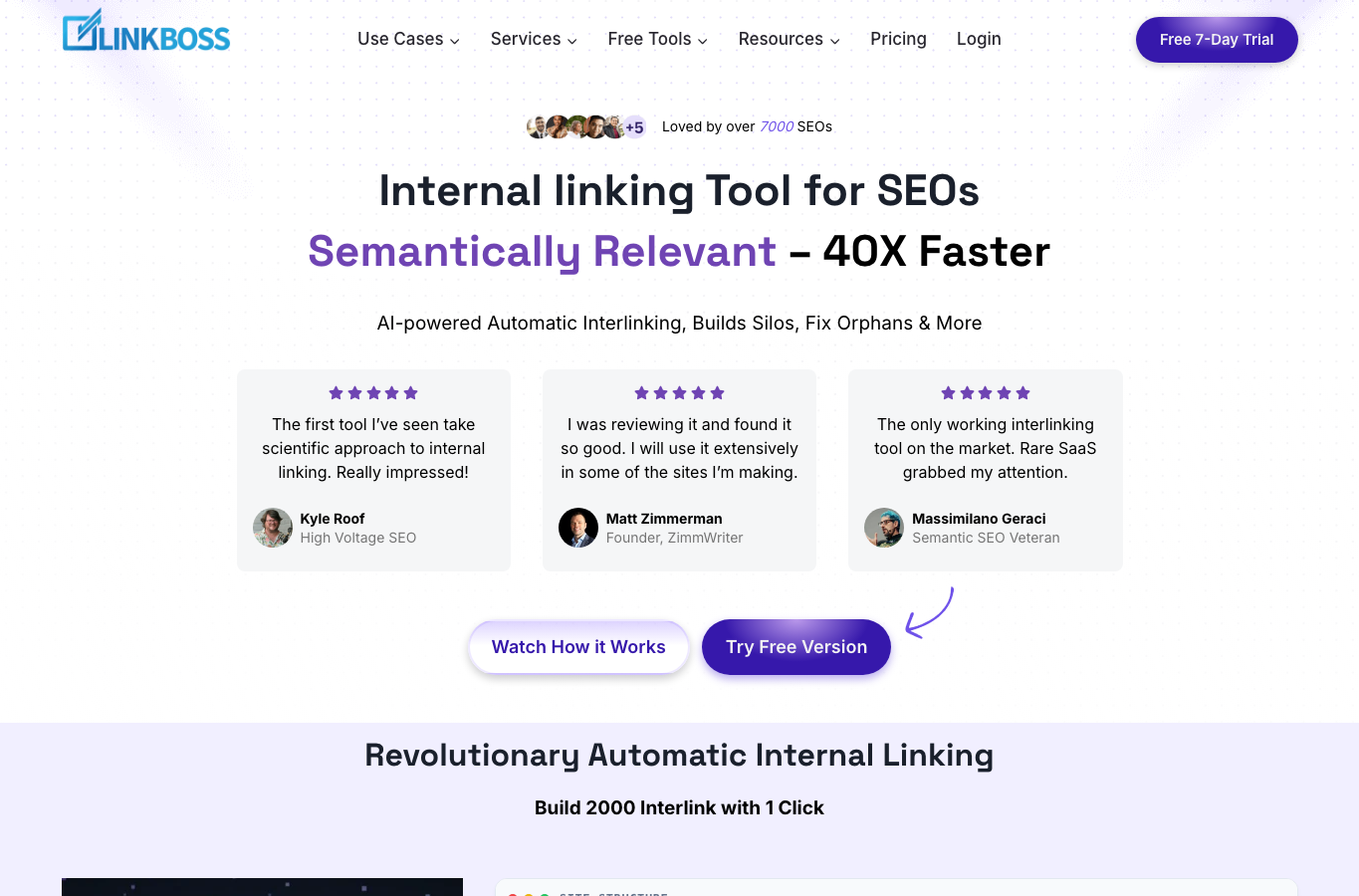 LinkBoss: AI-Powered Interlinking Tool