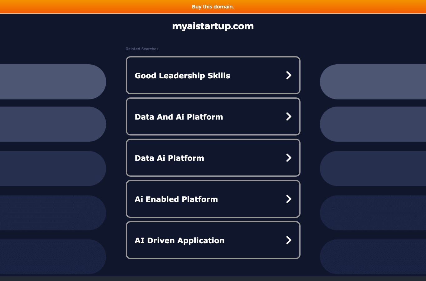 My AI Startup