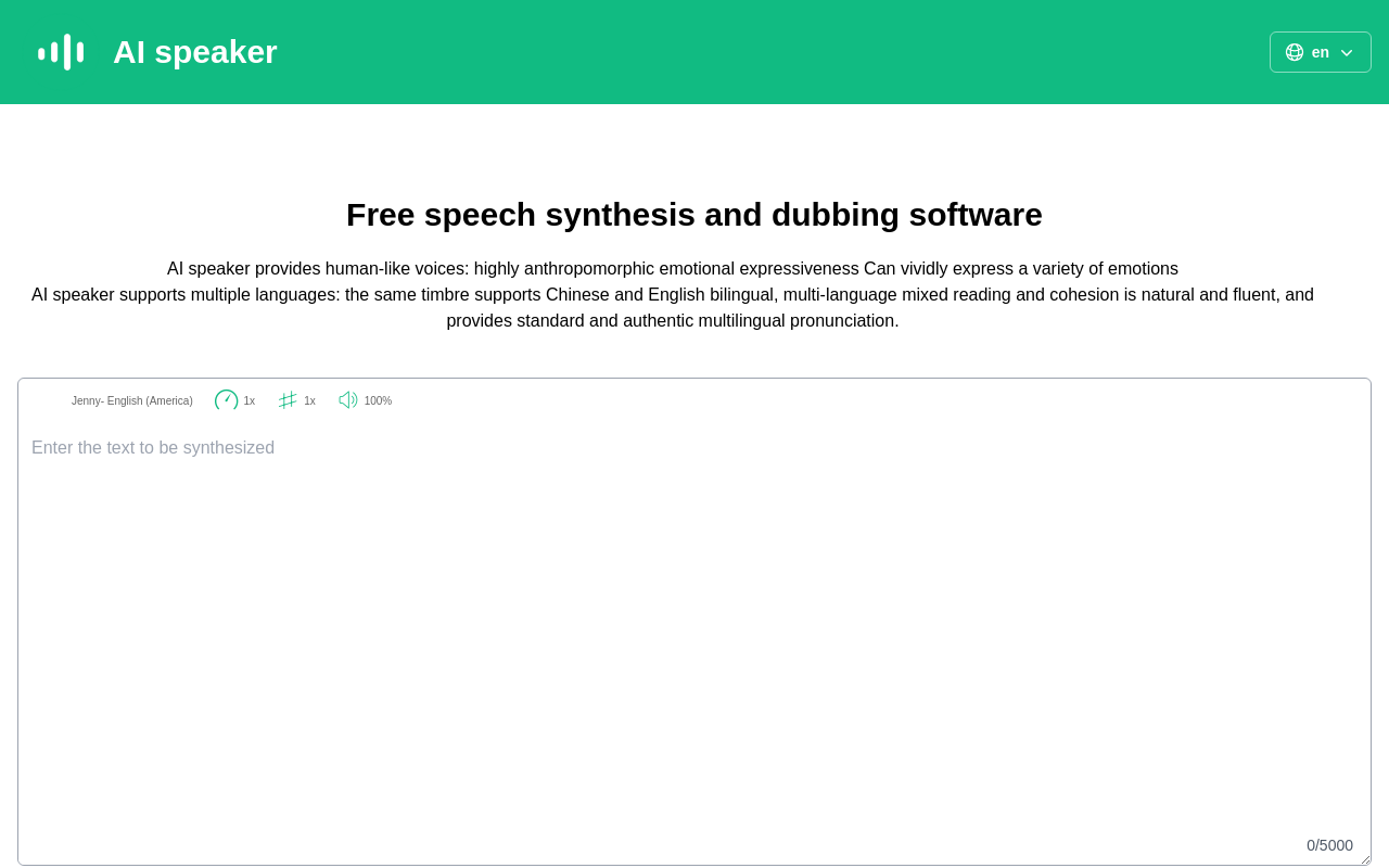 AI speaker
