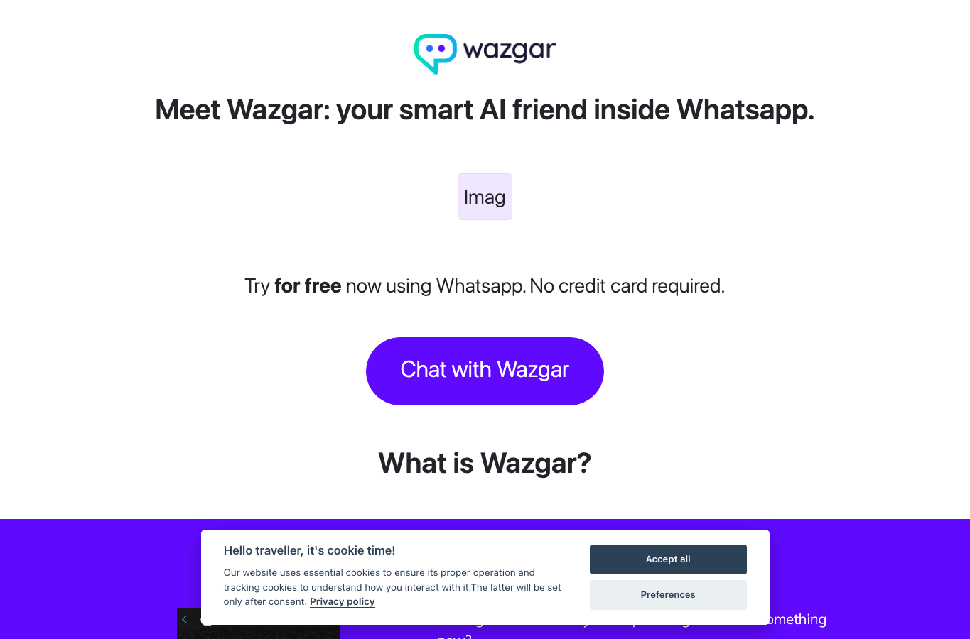 Wazgar - ChatGPT in Whatsapp