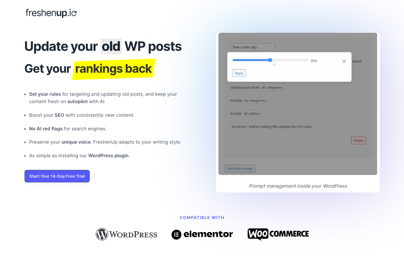 Freshenup.io