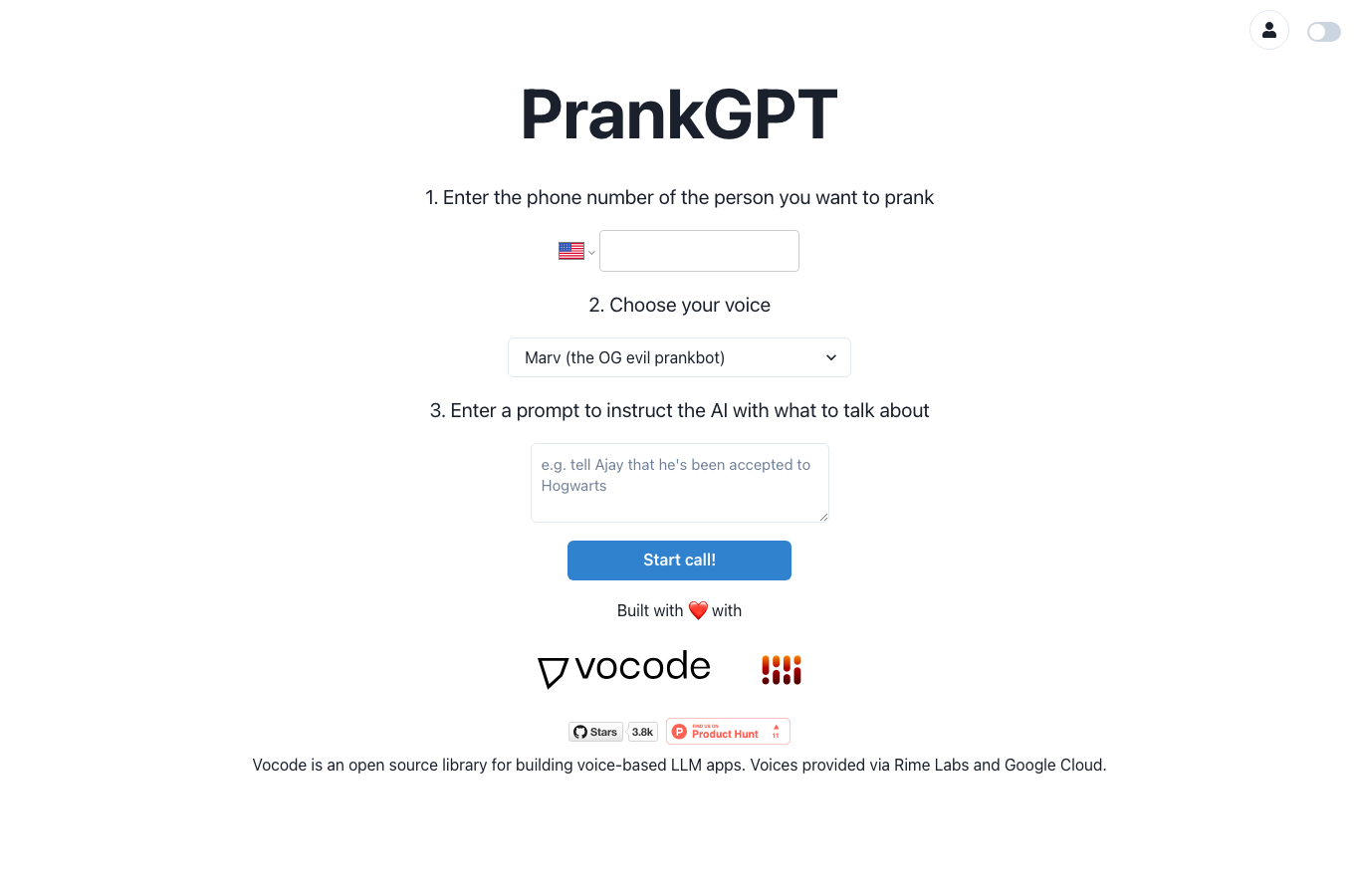 PrankGPT