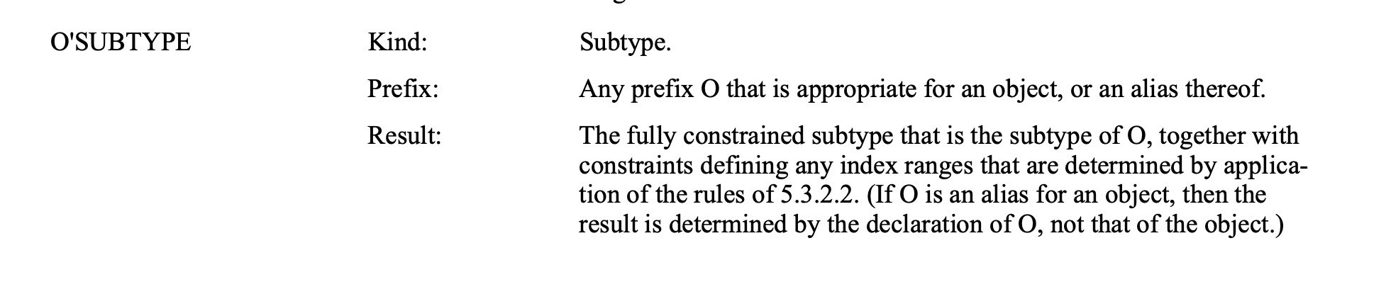 attribute of an object