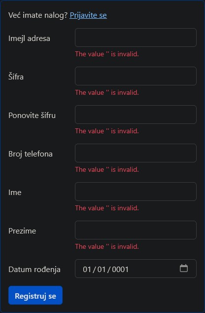 Error messages