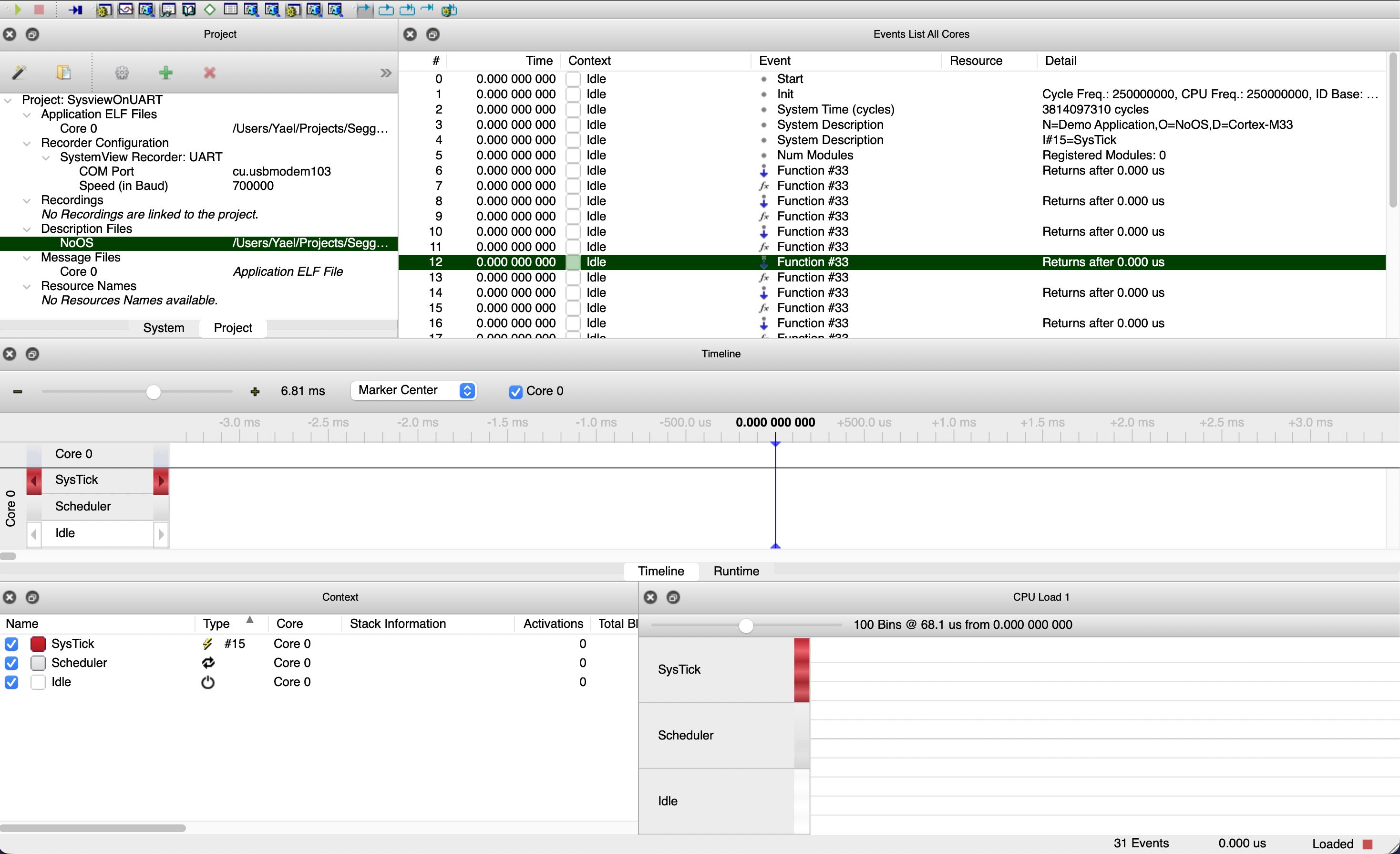 SEGGER SystemView