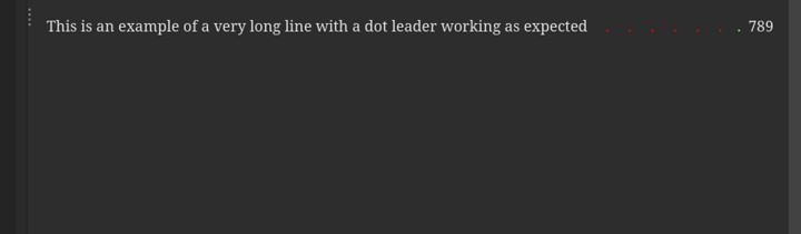 Working example